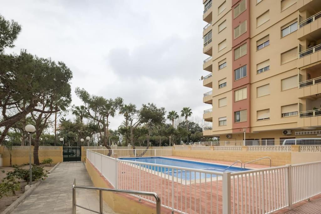 Chic Vacational Apartment In Cullera, Valencia Exterior photo